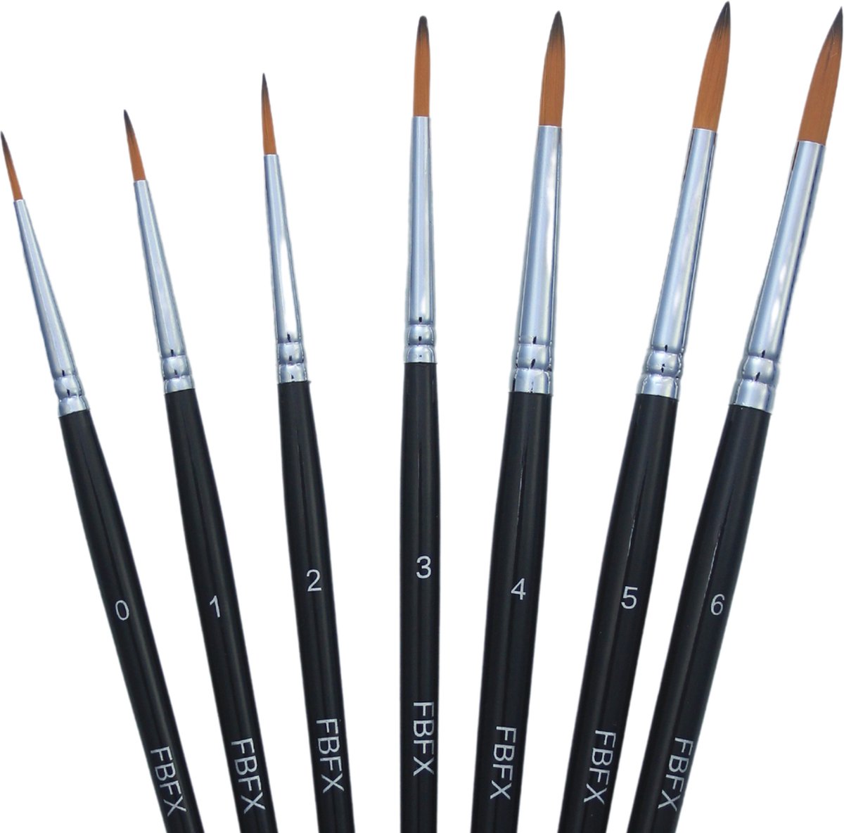   Ronde Schmink Penselen Set | Linda (compleet)